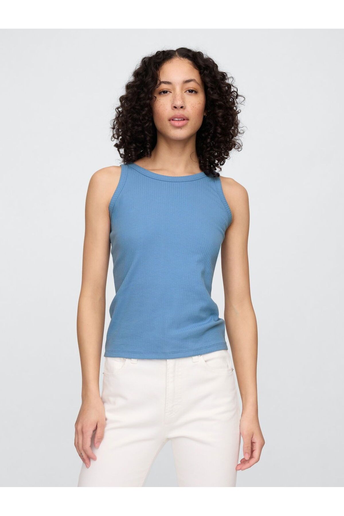 GAP Rib Scoop Tank Top