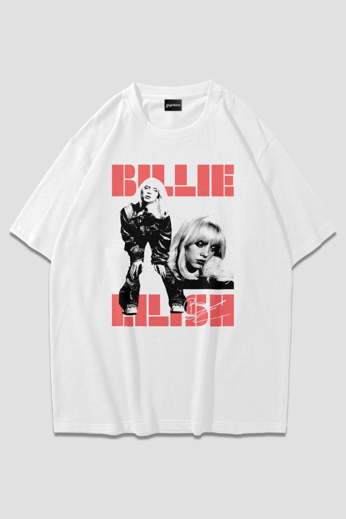 giyinikim Billie Eilish Retro Oversize Unisex T-Shirt