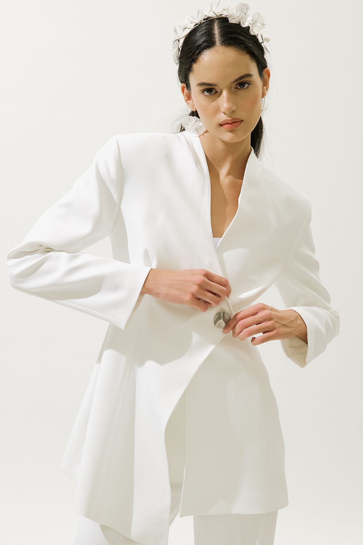 Manuka VALENTINE BLAZER CEKET EKRU