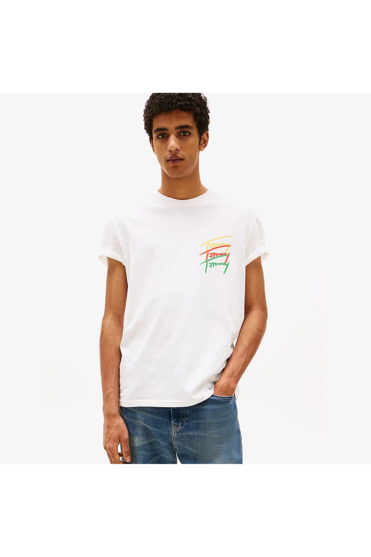 Tommy Hilfiger-Ανδρικό μπλουζάκι TJM REG TWISTED SIGNTR TEE EXT 2