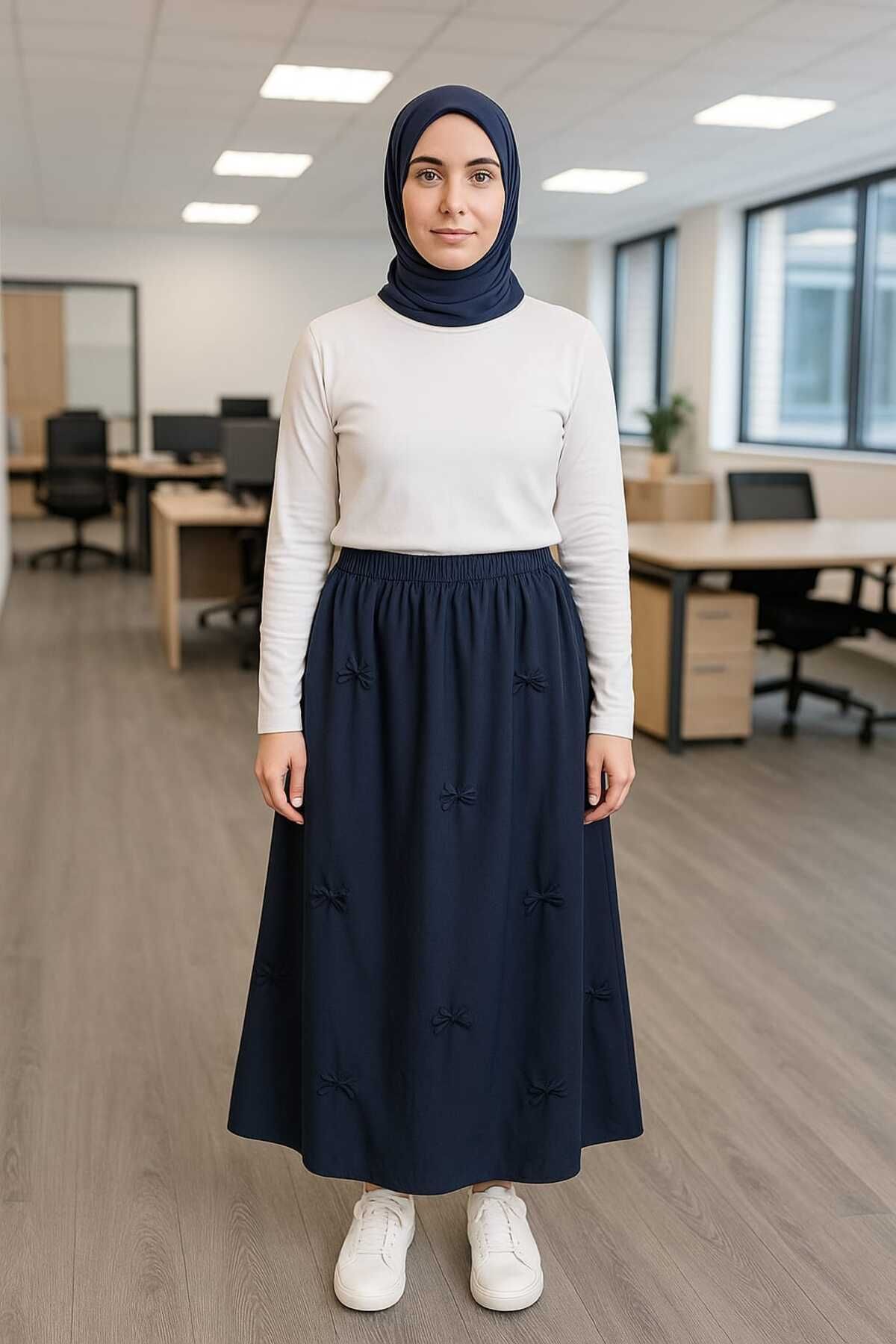 B&C AYAZ BUTİK kurdele etek