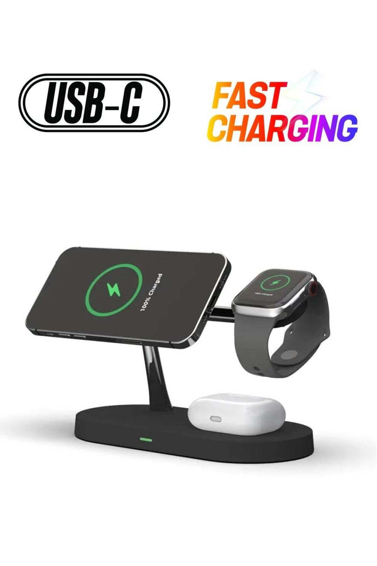 Universal-5-in-1 Universal Mobile Phone Charger Fast Wireless Charging Station for Multiple Devices 1