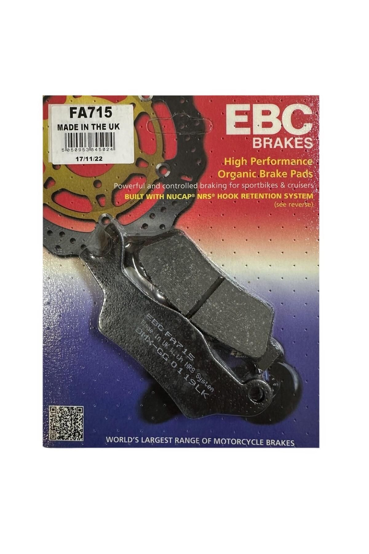 EBC FA715 Fren Balatası