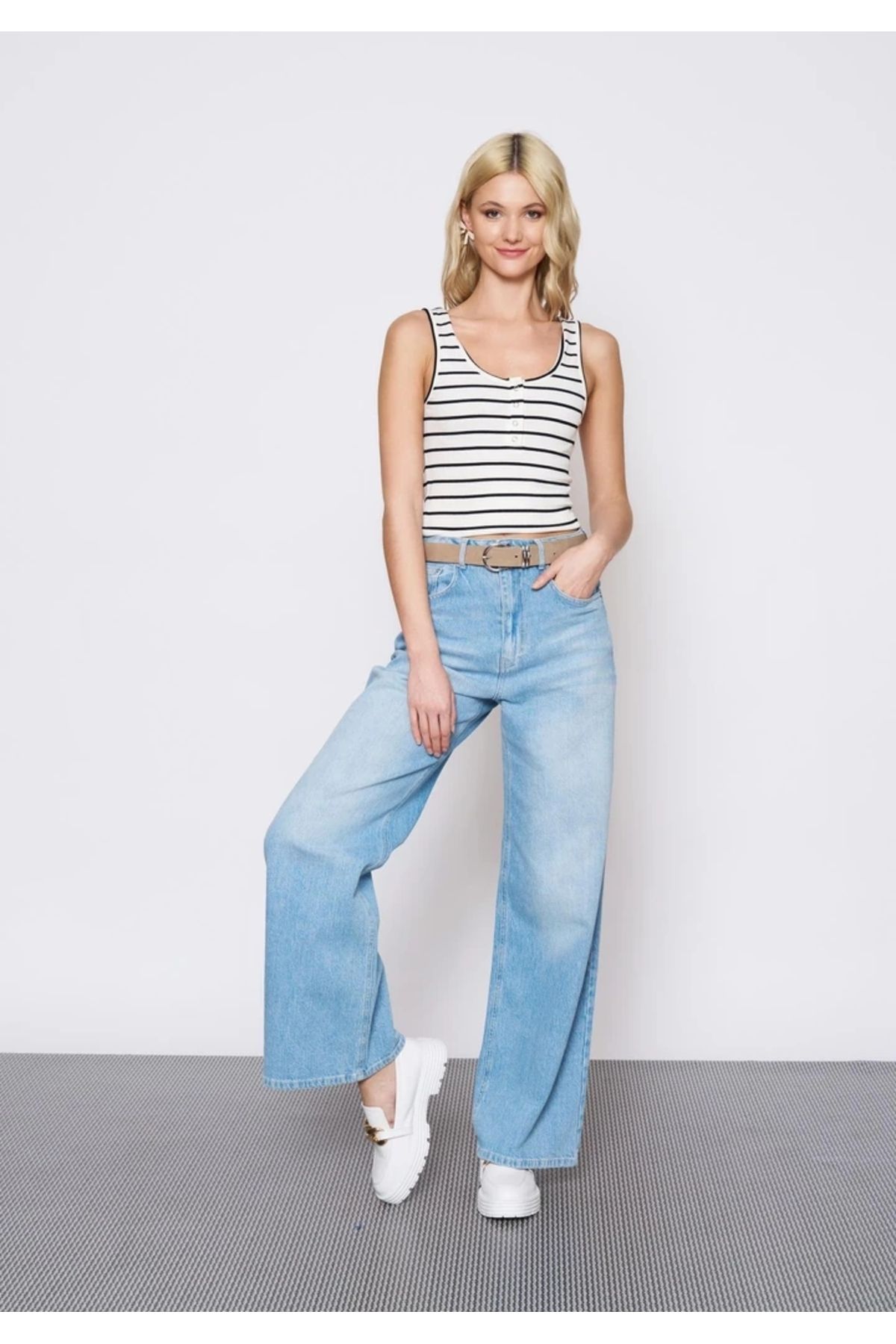EUROFASHION Açık Mavi Carla Jean