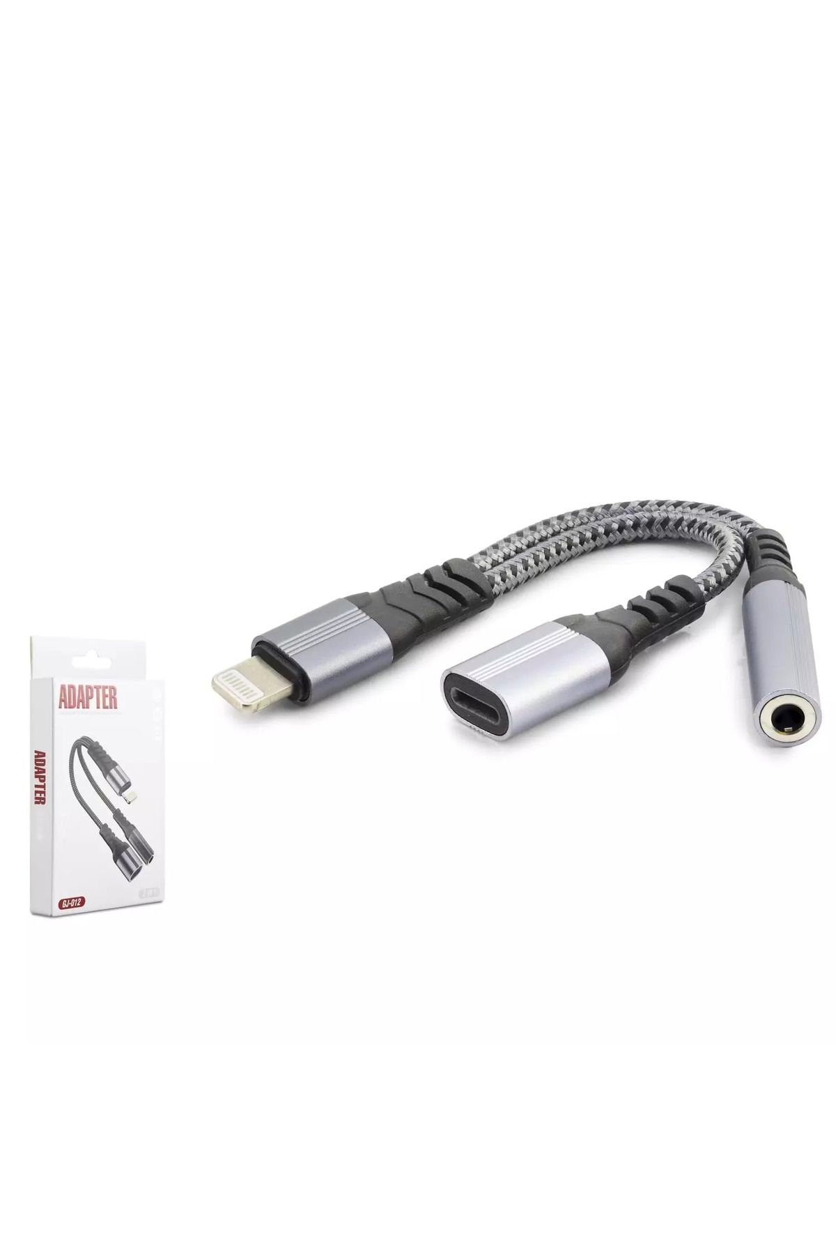 HADRON GJ-012 LIGHTNING TO TYPE-C + 3.5MM F KABLO