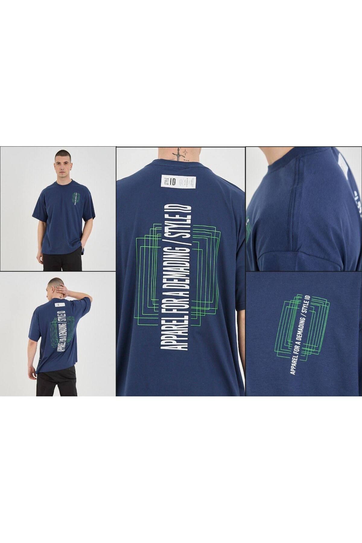 Key Denim ERKEK OVERSİZE BASKILI T-SHİRT
