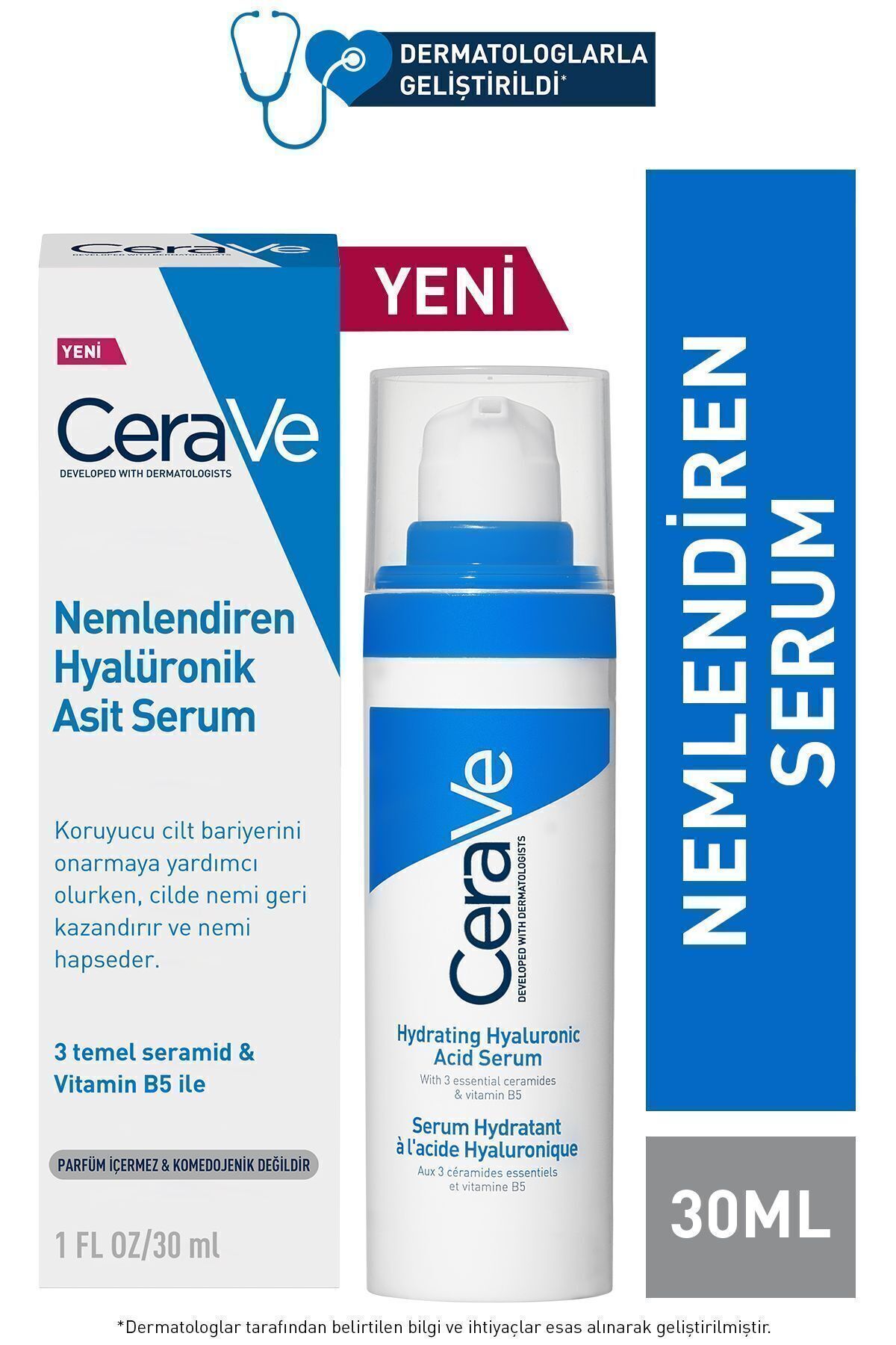Seddar Collection Cerave Nemlendiren Hyalüronik Asit Serum 30 ml