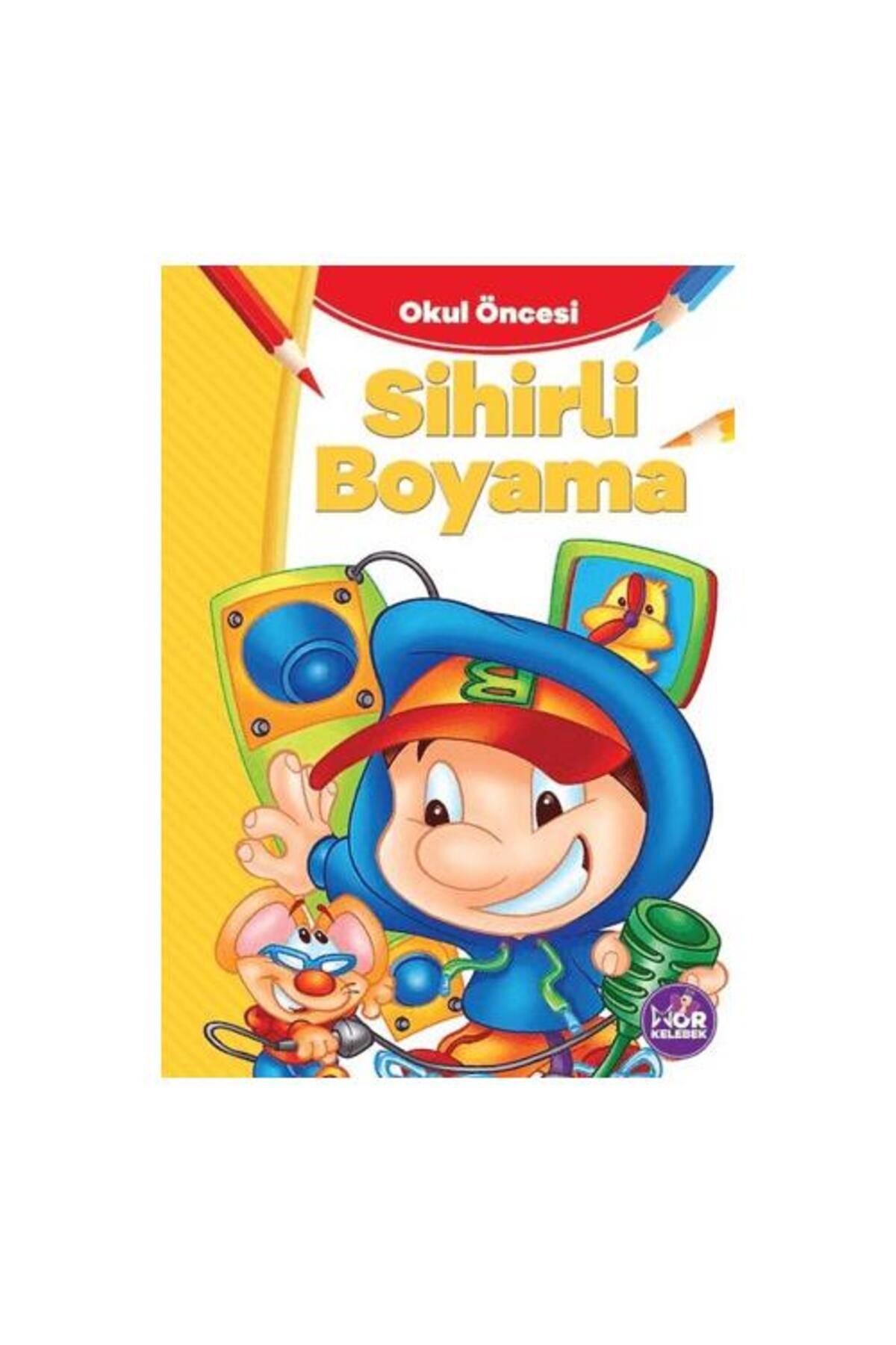 Mor kelebek Sihirli Boyama