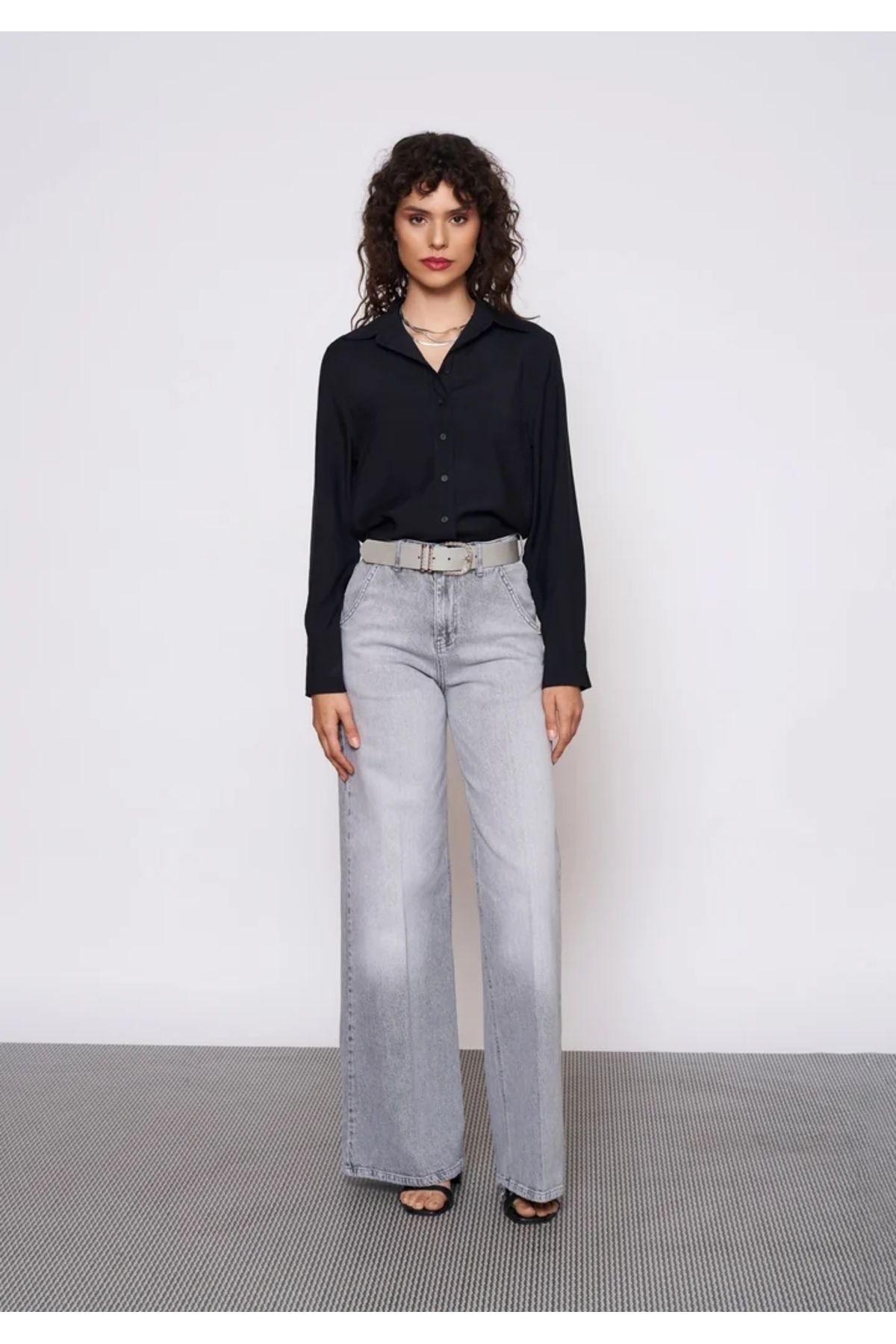 EUROFASHION Açık Gri Lisa Jean
