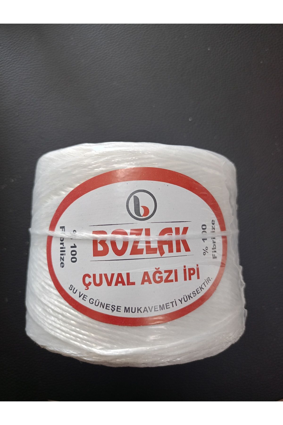 Bozlak ÇUVAL AĞZI İPİ 1. SINIF 500grm. FİBRİLİZE (SU VE GÜNEŞE MUKAVEMETİ YÜKSEKTİR)