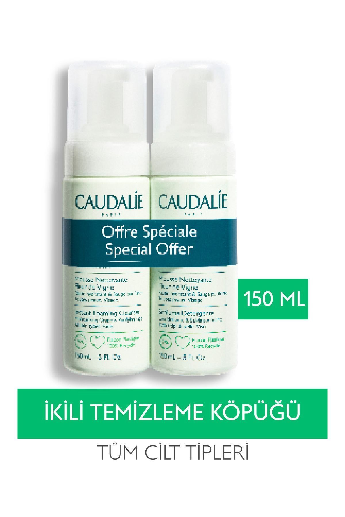 Seddar Collection Vinoclean Instant Foaming Cleanser 150 ml 2 Adet