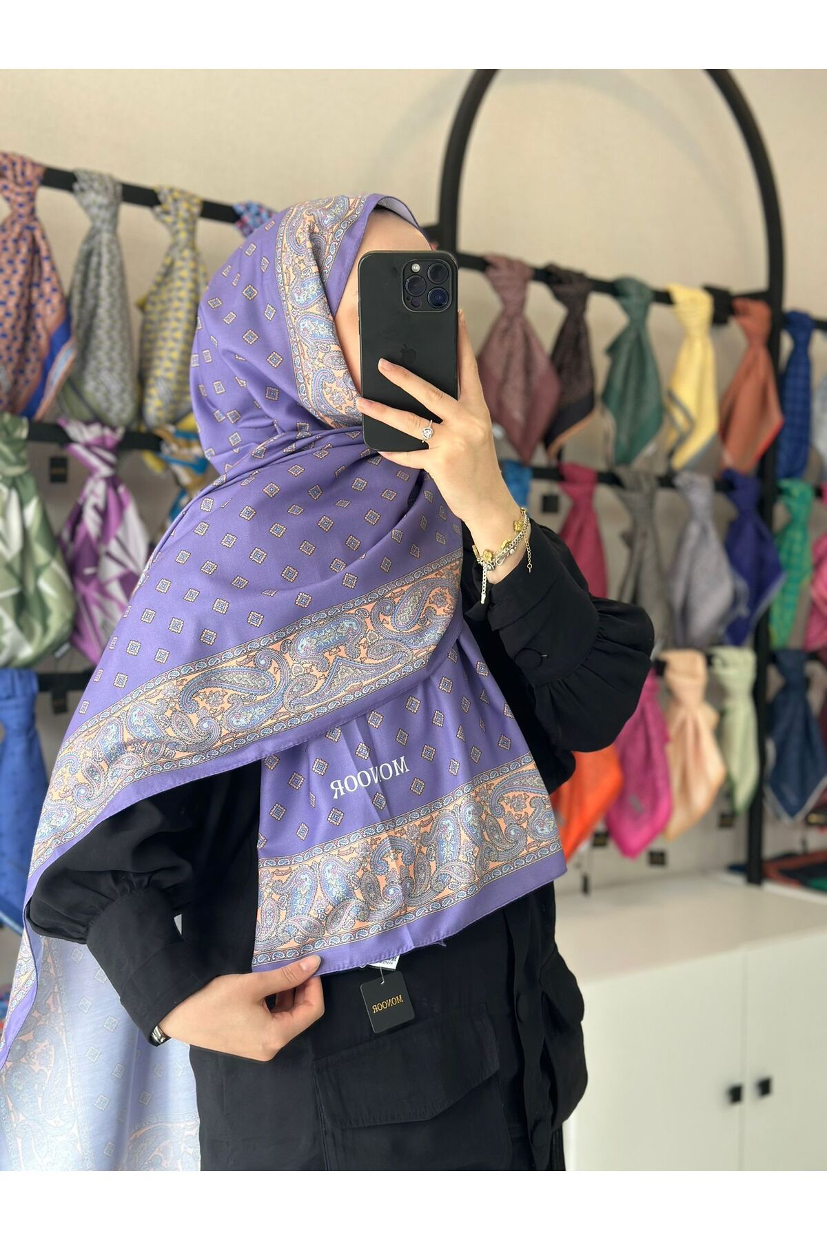MONOOR ETNİK DESEN SOFT ŞAL