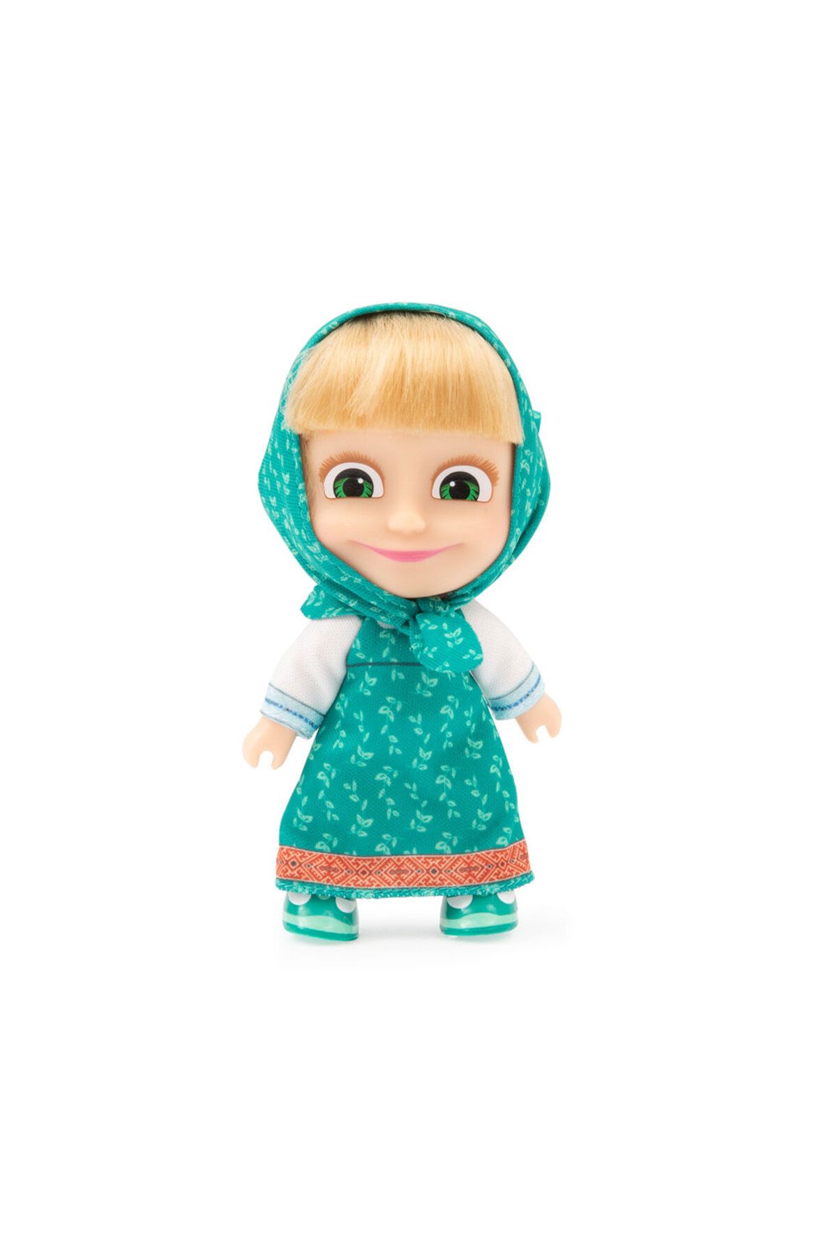 MASHA THE BEAR Masha ile Koca Ayı 12 cm Bebek S3 Yeşil MHA37000