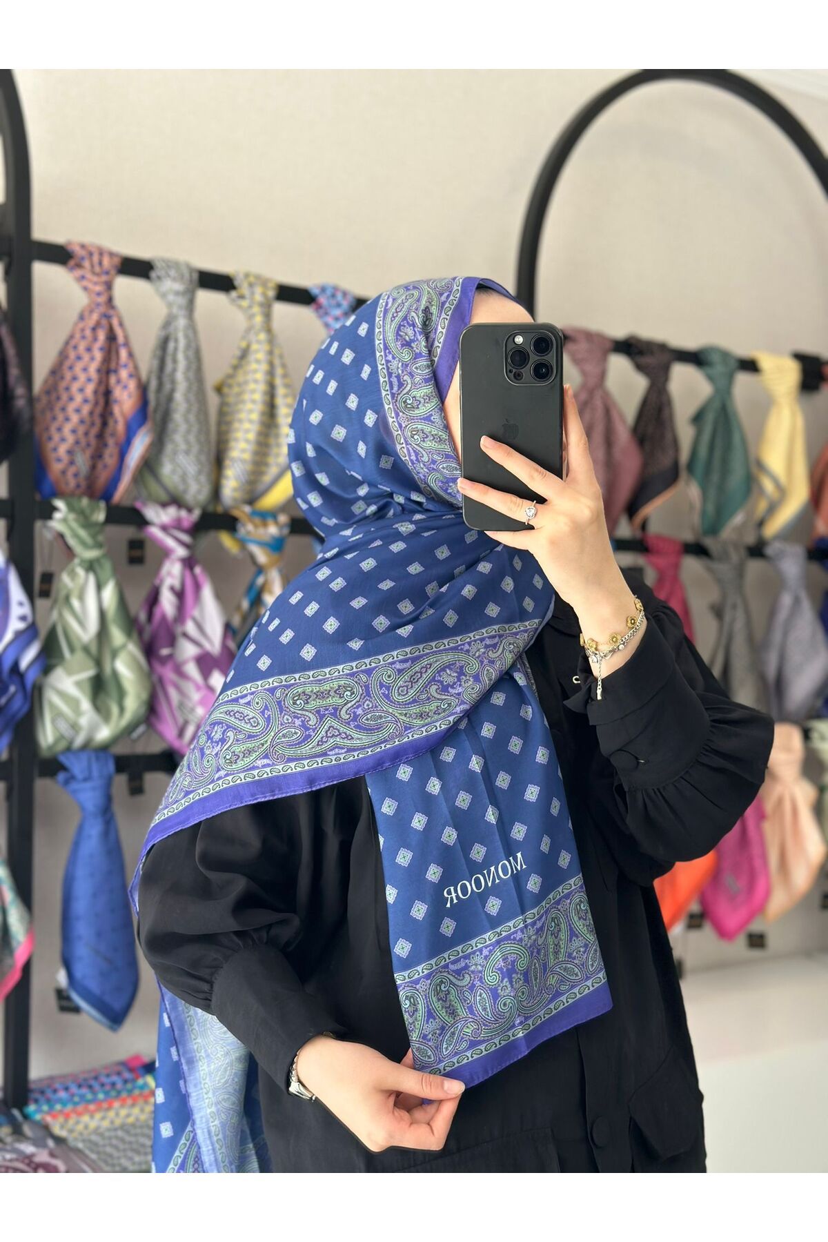 MONOOR ETNİK DESEN SOFT ŞAL