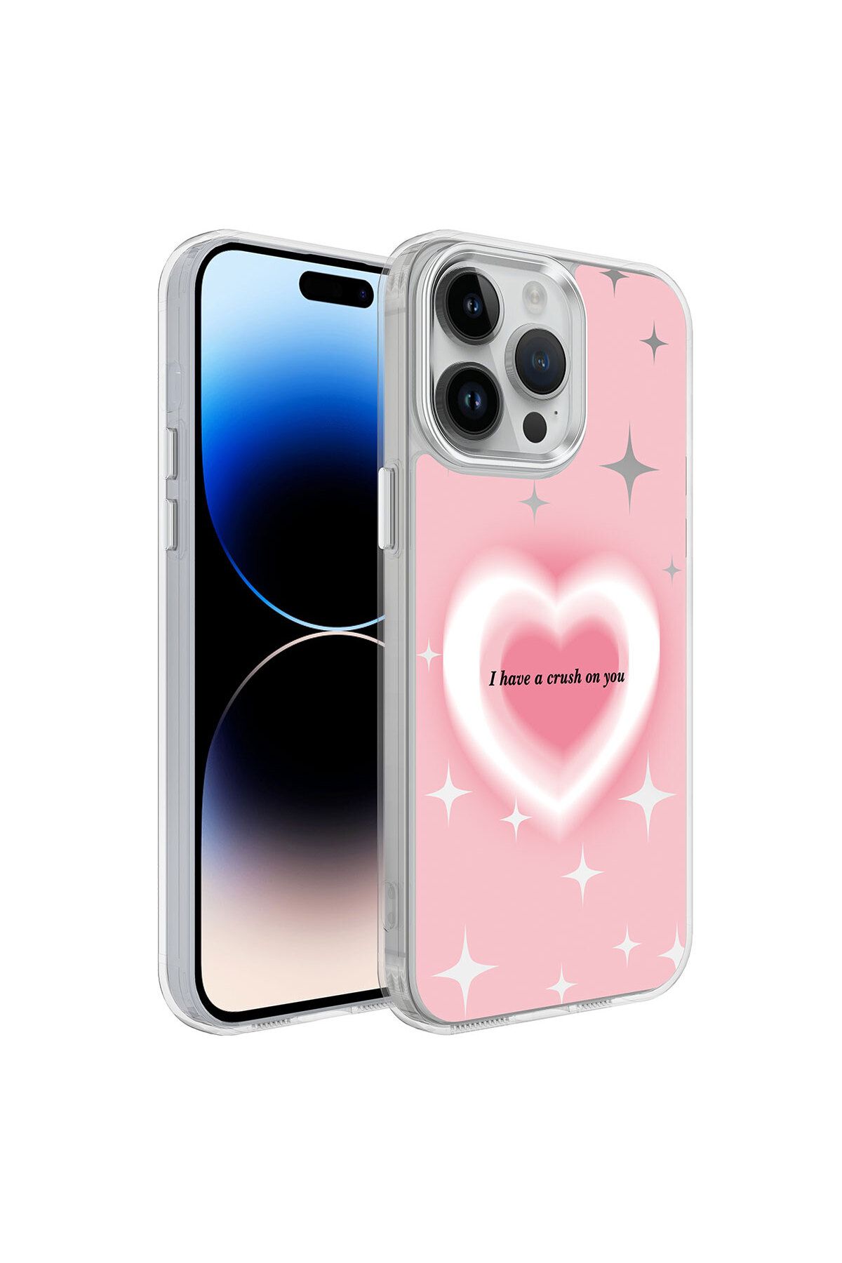 halkhouse Apple iPhone 14 Pro Max Kılıf Airbagli Parlak Tasarımlı Renkli Silikon Mimbo Kapak