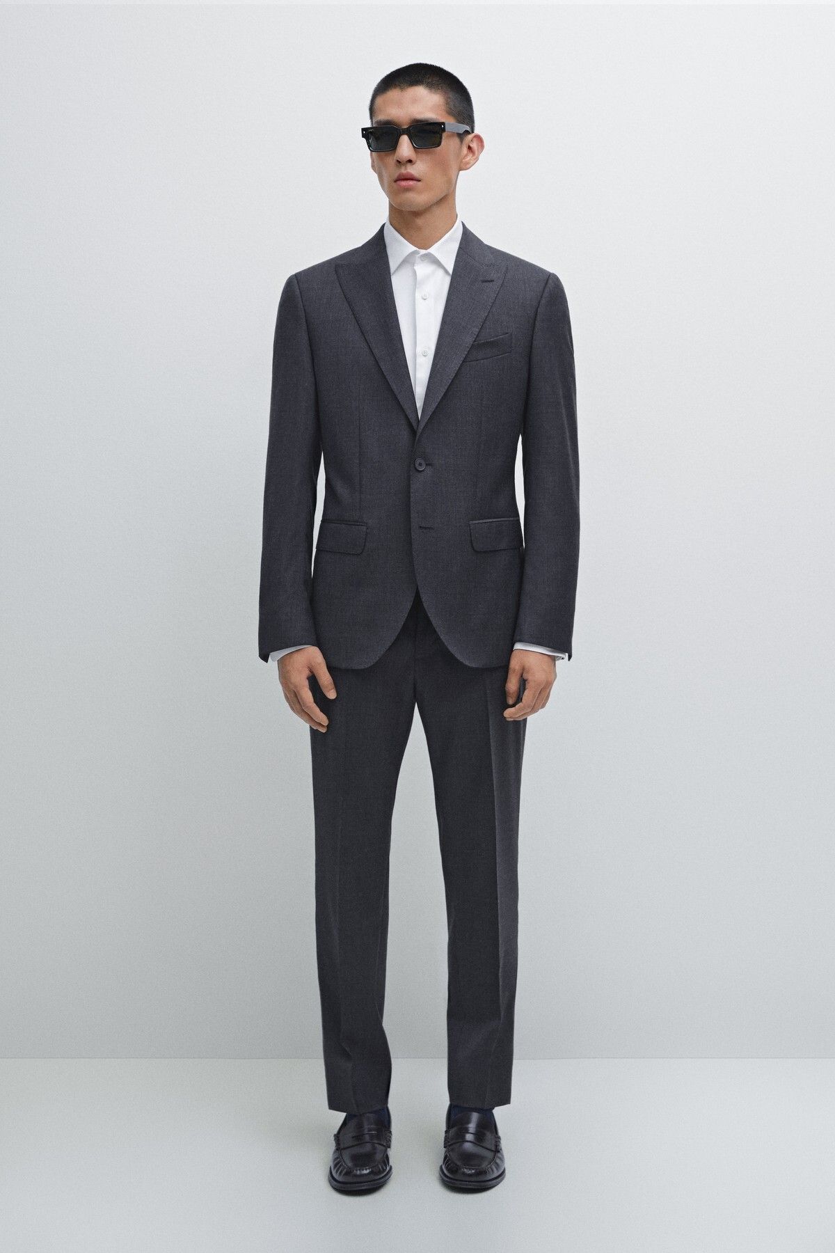 Massimo Dutti %100 yün klasik blazer