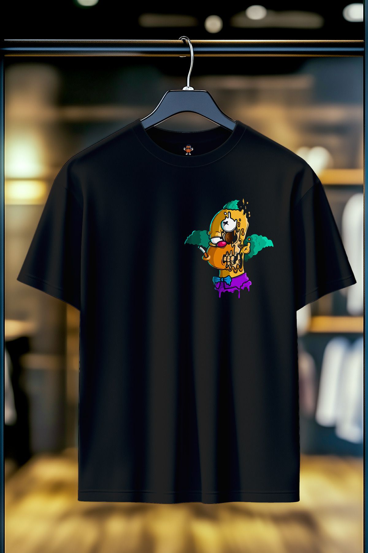 BookOrBook Rotten Circus %100 Pamuk Premium Kalite Sırt Baskılı T-Shirt