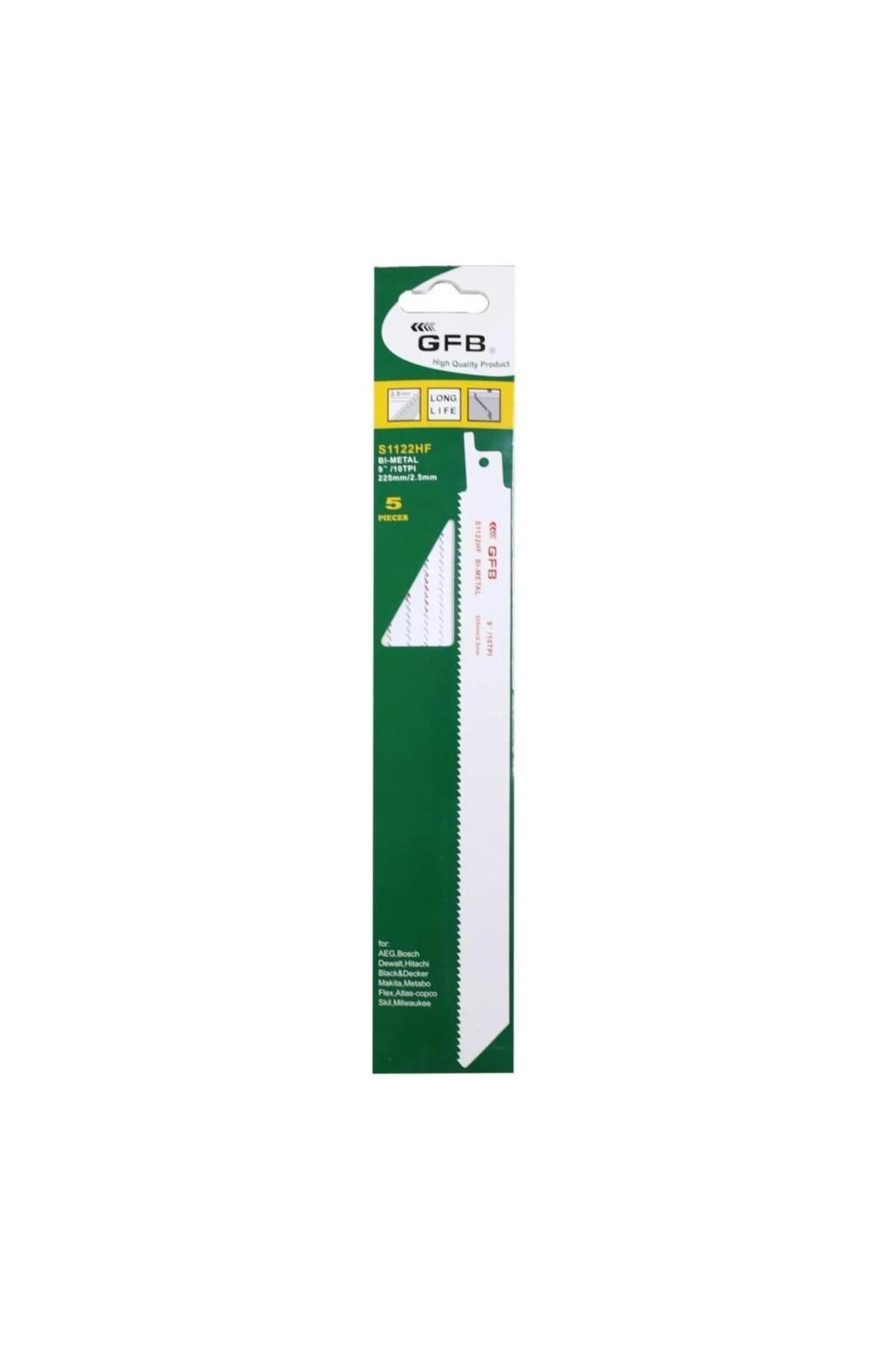 GFB S1122hf Bimetal Panter Testere Bıçağı 5li Paket