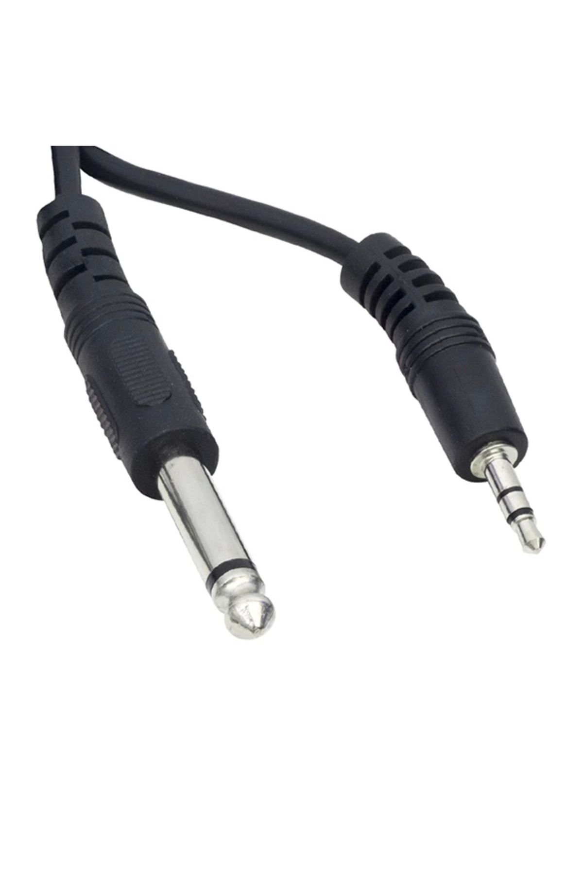 İnnMerry 3.5 MM STEREO ERKEK / 6.3 MM MONO ERKEK 1,5 METRE KABLO (ARA KABLO) (5047)