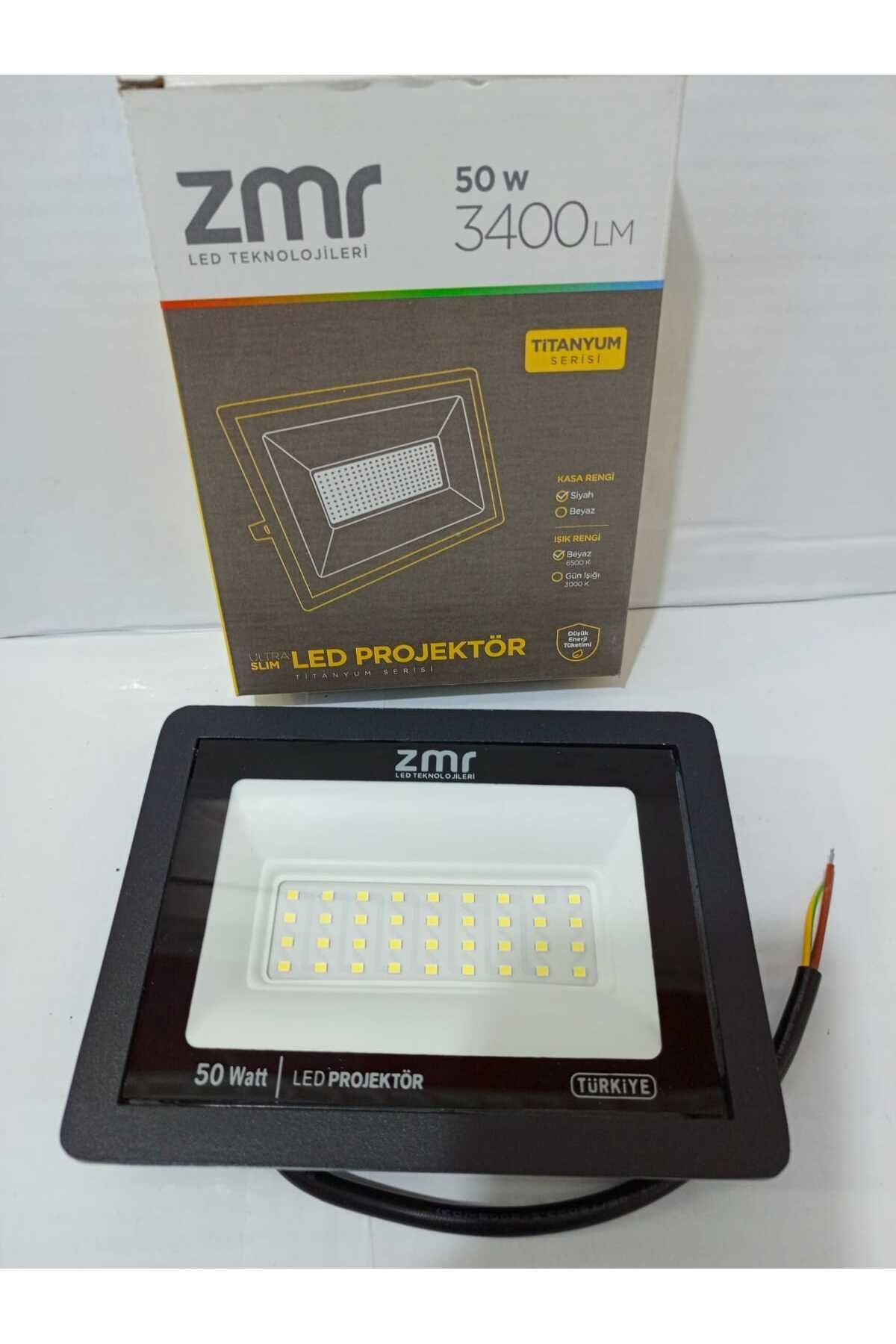 fiba teknik 50w led projöktör,siyah kasa beyaz ışık 50w led projöktör,zmr 50w led projöktör