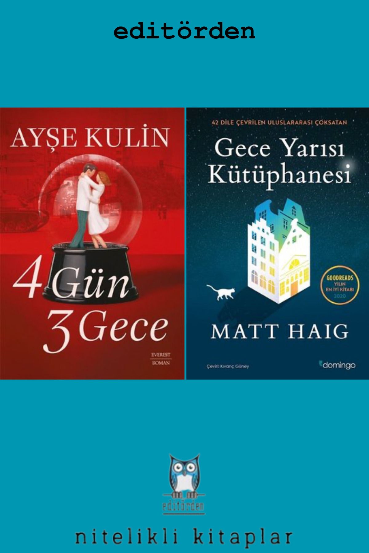 Everest Yayınları 4 Gün 3 Gece - Gece Yarısı Kütüphanesi / Matt Haig
