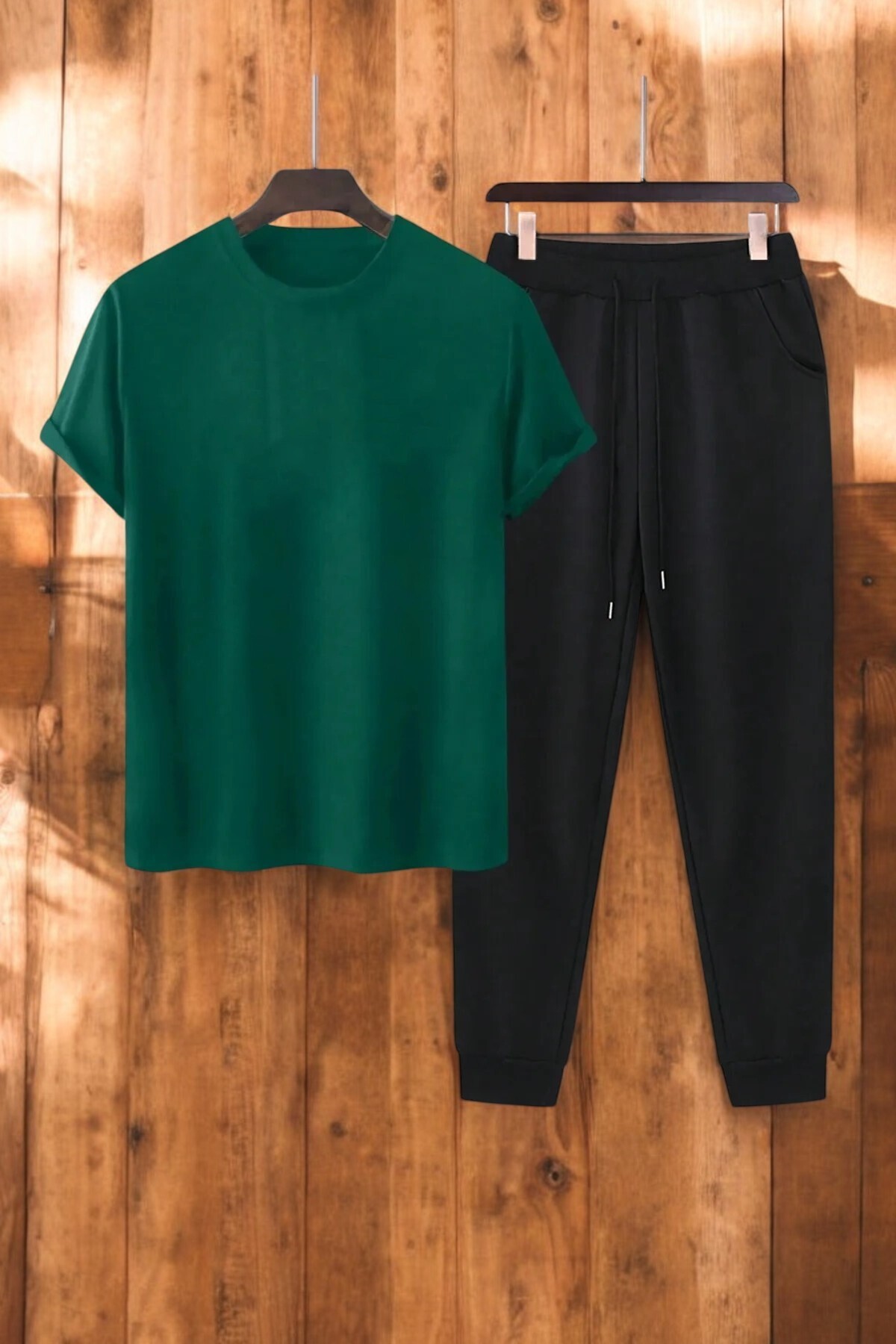 uyguntarz-Unisex Outer Banks Design bedrucktes T-Shirt-Trainingsanzug-Set 2