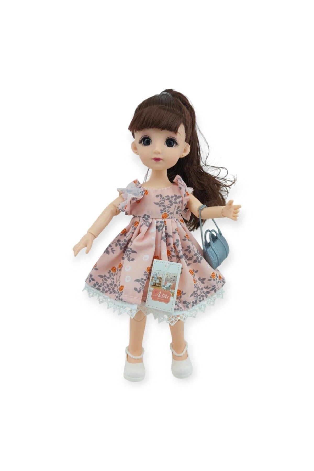 KIZIL Anbibi Premium Bebek Eklem Hareketli Aksesuarlı - WX196-2-PEMBE