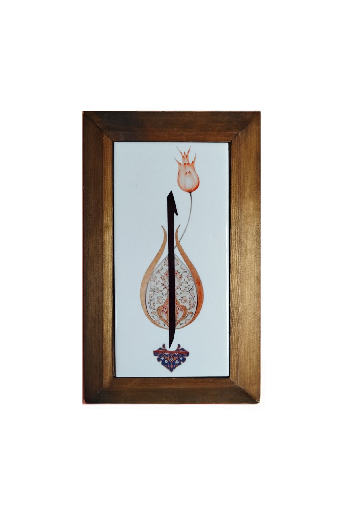 Ats Art Ahşap Çerçeveli Duvar Dekoru 25×16 cm Elif