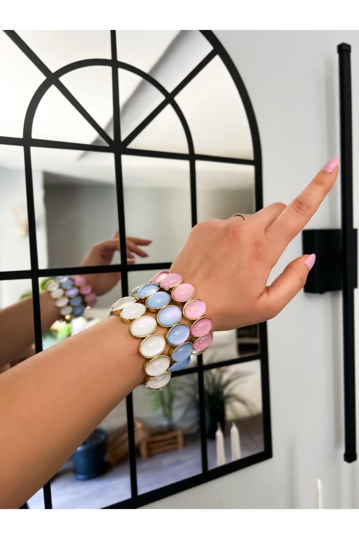 SELISYAJEWELRY Çelik Mavi Bileklik