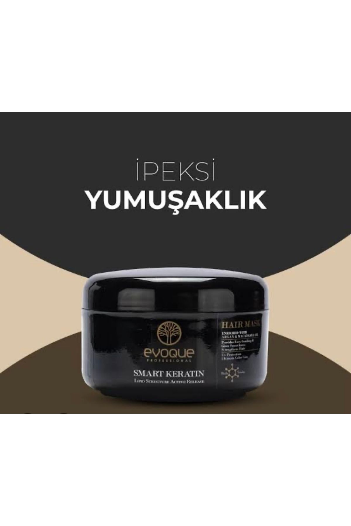 Melek Aksesuar Smart Keratin Hair Mask Argan and Macadamia Oil Onarıcı Saç Maskesi 500 ml