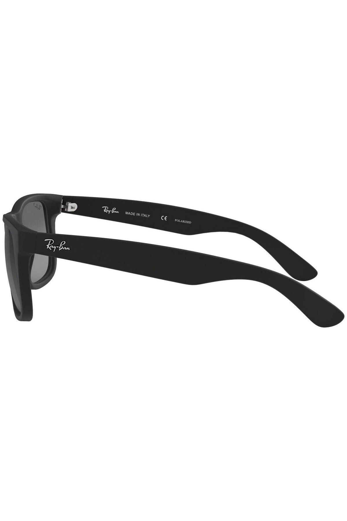 Ray-Ban-Ray-Ban Justin RB4165 622/T3 – Ochelari de soare polarizați, Negru Mat, Lentile Gri Gradient 4