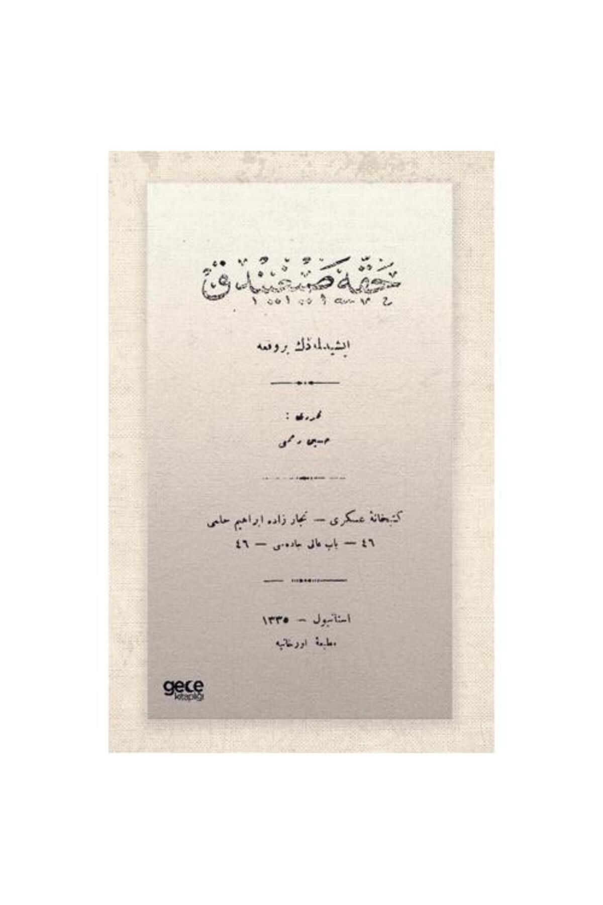 Gece Kitaplığı Hakka Sığındık (Osmanlıca)