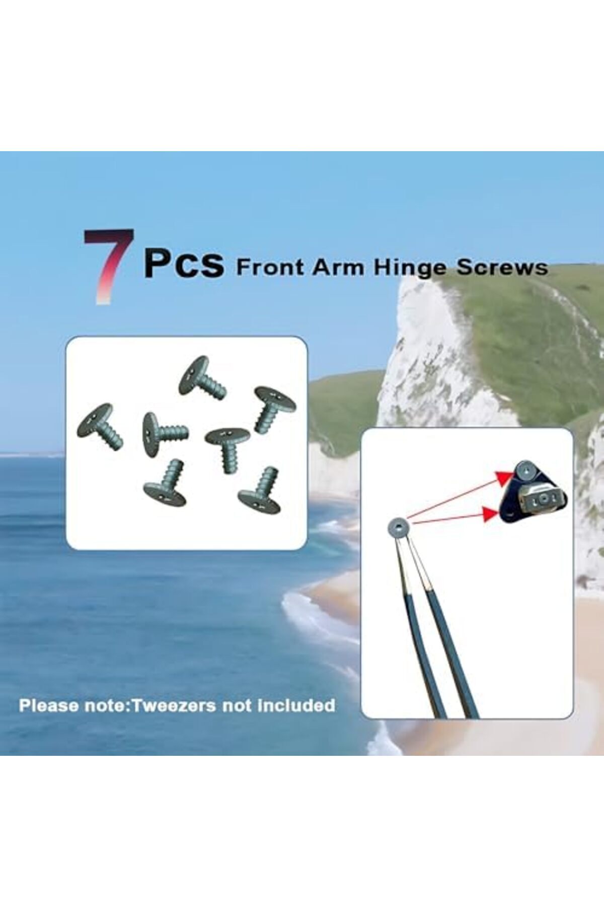Cesiro-ZWLLKJGS Mini 4 Pro Front Arm Shaft Replacement for DJI Mavic Mini 3 Arm Hinge Screws Pen 6