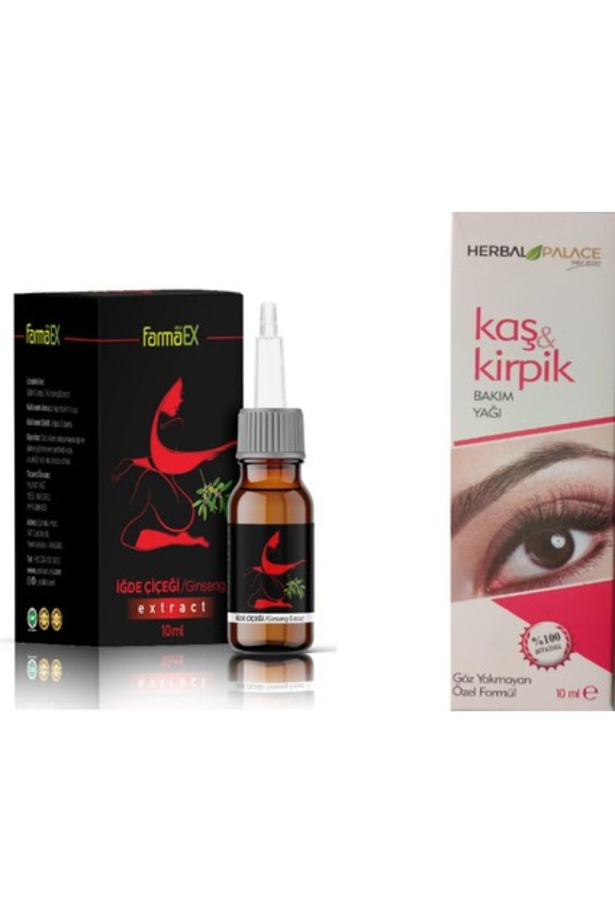 Orqinel My Farmaex Iğde Çiçeği & Ginseng Ekstrat (Kadın Istek Artırıcı) + Kaş Kirpik Bakım Yağı Bayanlara Öz