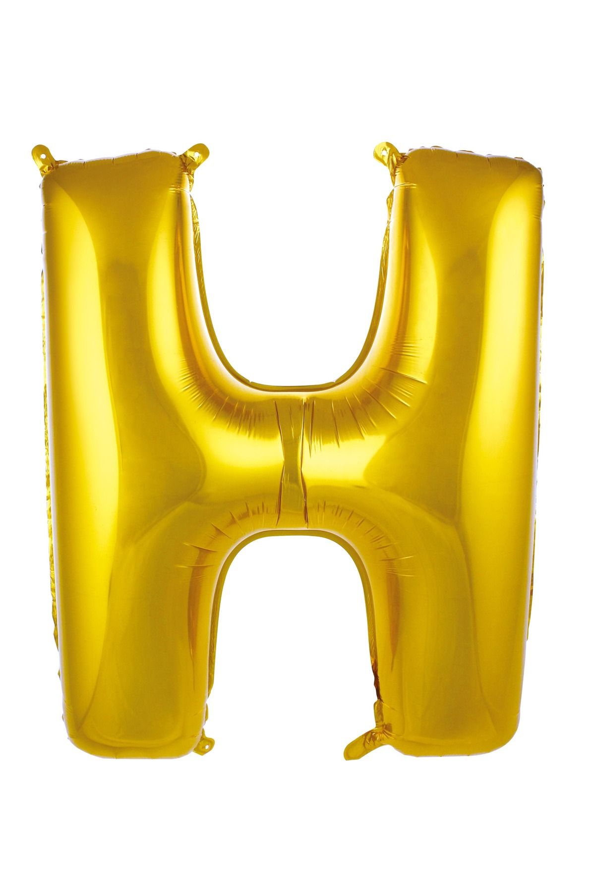 Ege Pastacılık Gold Folyo Balon "H" Harfi - 76 cm Büyük Boy