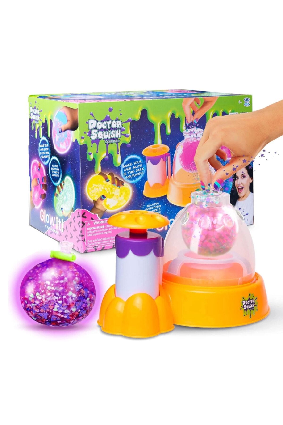 Doctor Squish Maker Station Neon Parlak Simli Sukuşi Yapım Seti 5277