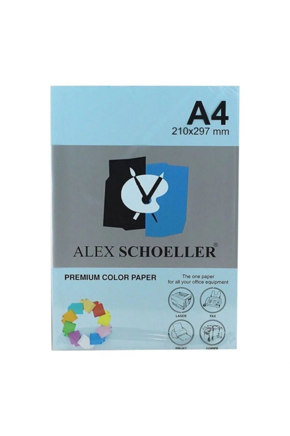 Alex Schoeller A4 Fotokopi Kağıdı 500'lü Mavi 580