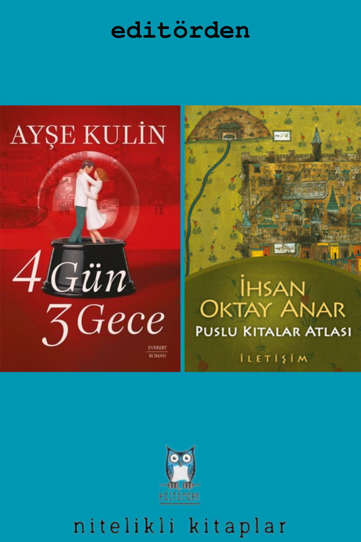 Everest Yayınları 4 Gün 3 Gece - Puslu Kıtalar Atlası / İhsan Oktay Anar