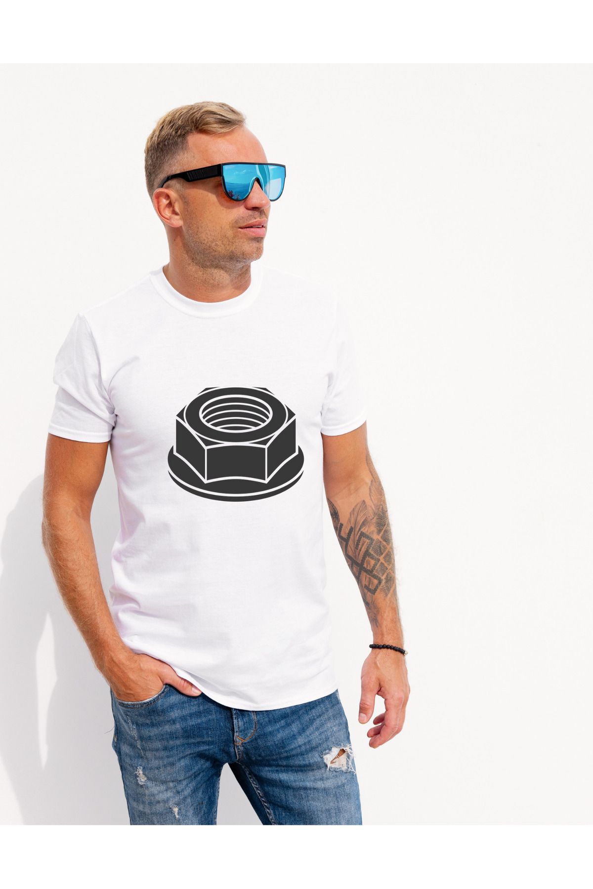 EZEBRAND BASİC UNİSEX BASKILI THSHIRT