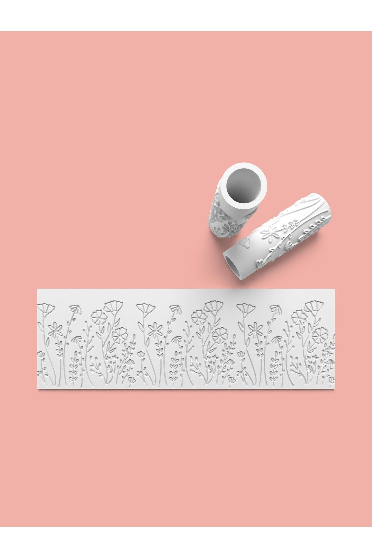 AKTASTORE Desenli Rulo Silindir 10 Cm Uzunluk 0882-7