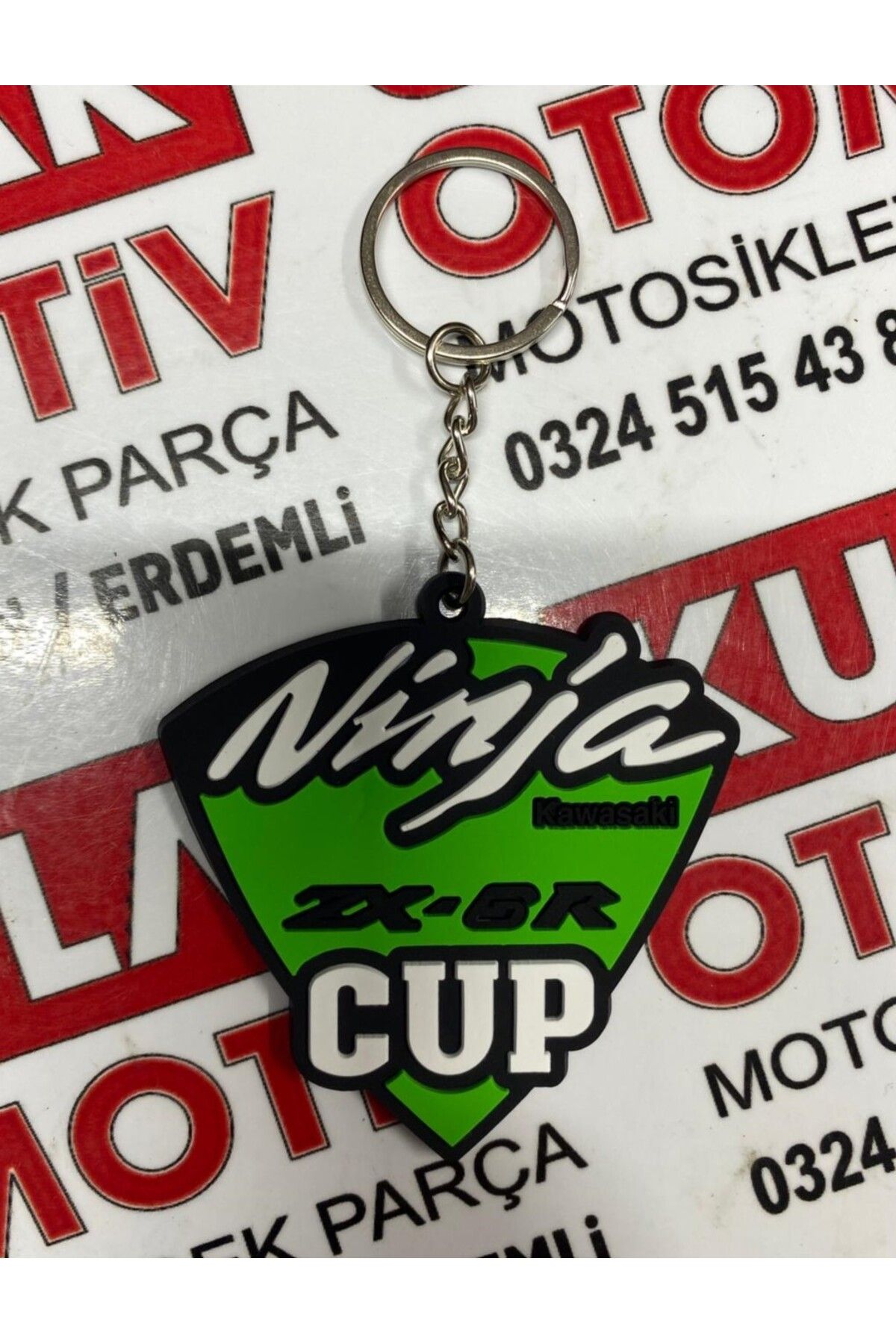 MTO Kawasaki Ninja Yeşil Anahtarlık
