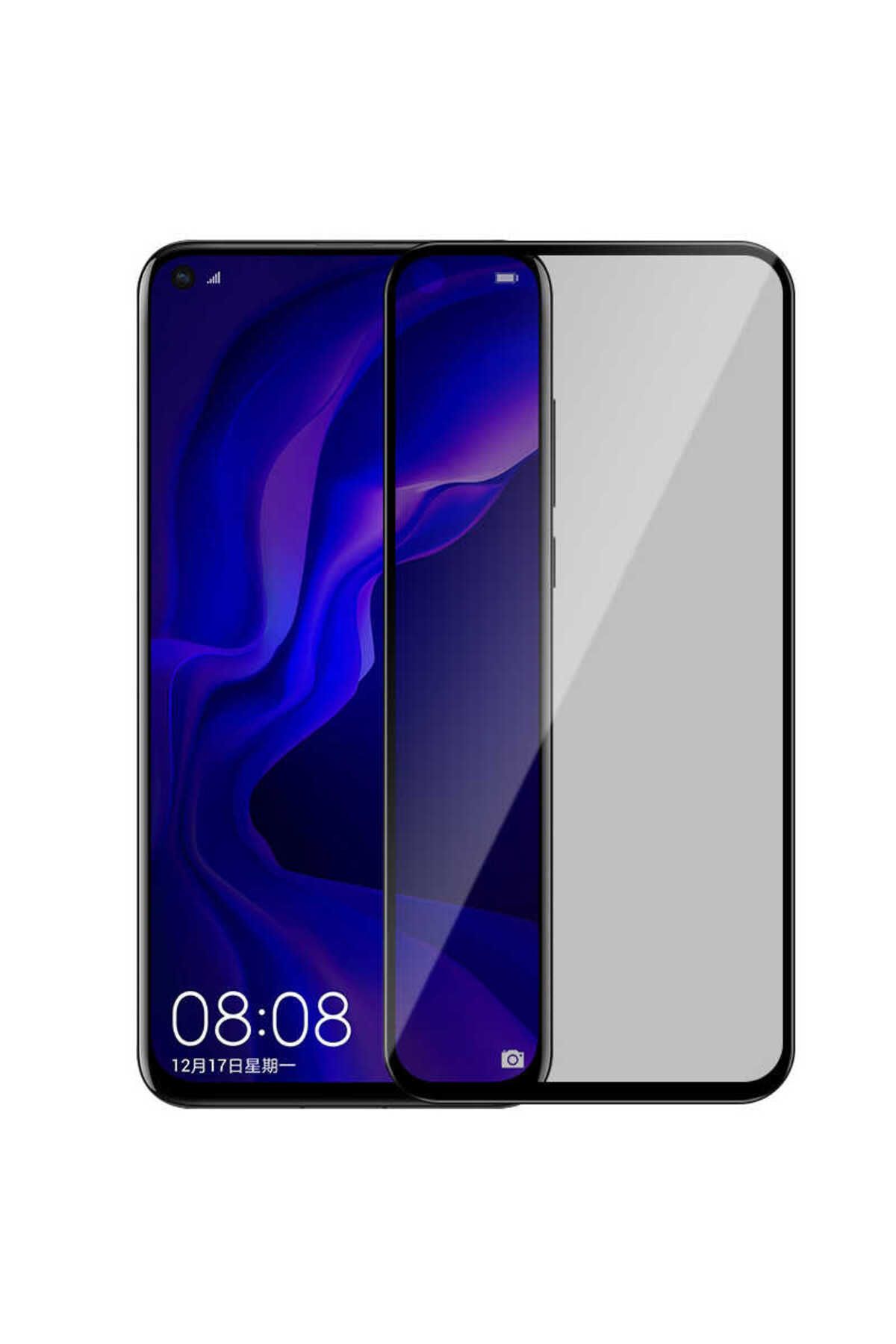 YTSGLOBAL Oppo Reno 5 Lite Uyumlu YTSG New 5D Privacy Temperli Ekran Koruyucu