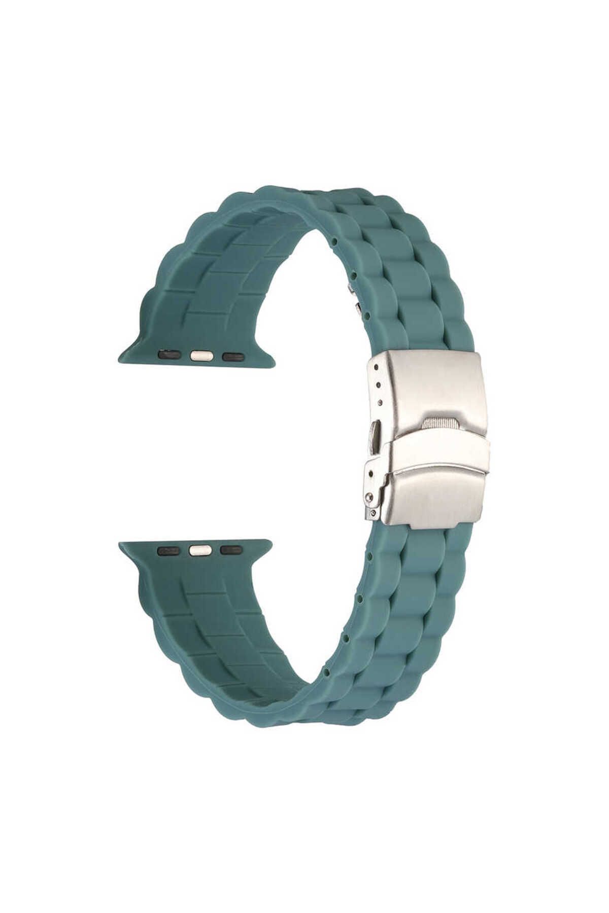YTSGLOBAL Watch 7 41mm KRD-72 Uyumlu YTSG Kordon-Açık Yeşil
