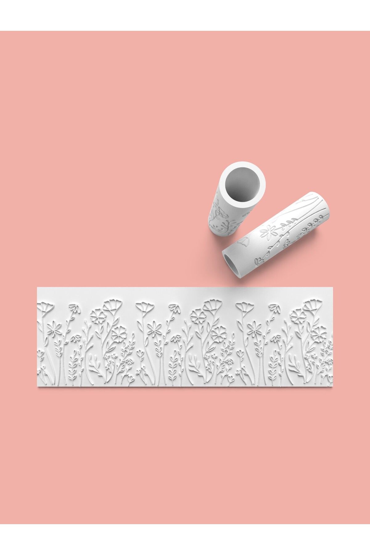 AKTASTORE Desenli Rulo Silindir 10 Cm Uzunluk 0882-8