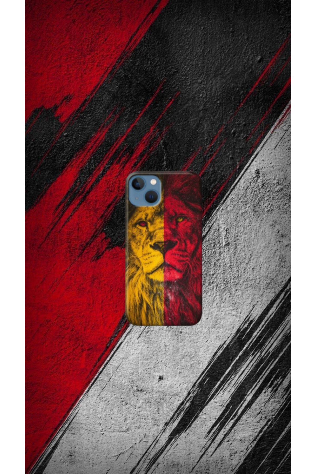 cover shopp Aslan Desenli Renkli Tasarımı-2 IP 14