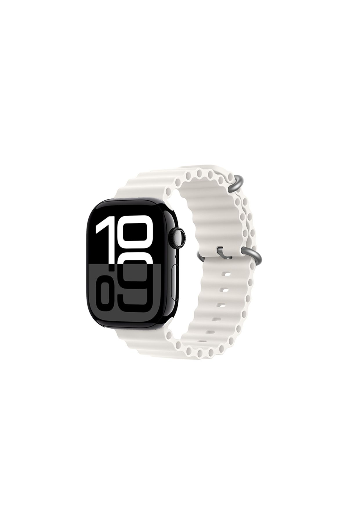 YTSGLOBAL Watch 10 46mm Uyumlu YTSG KRD-75 Silikon Kordon-Beyaz