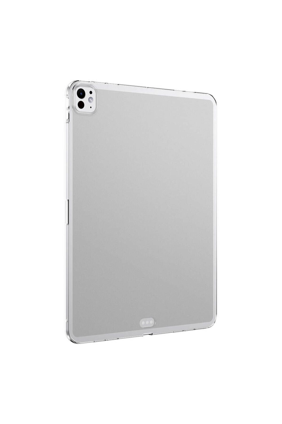 YTSGLOBAL iPad Pro 13 2024 Kılıf YTSG Tablet Süper Silikon Kapak - Şeffaf