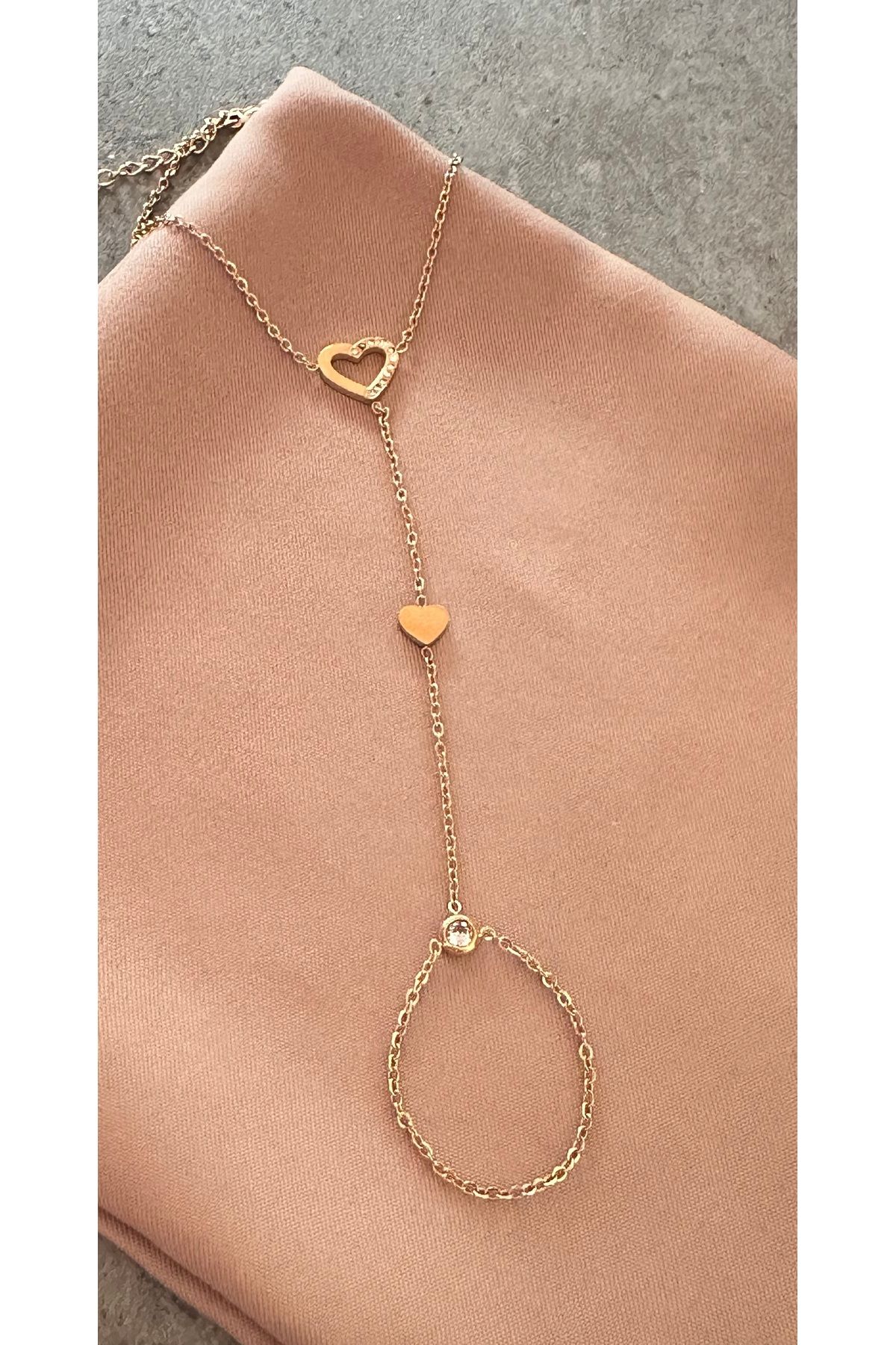 lolajewelry luxury steel gold renk kalpli ve zirkon taşlı çelik Şahmeran