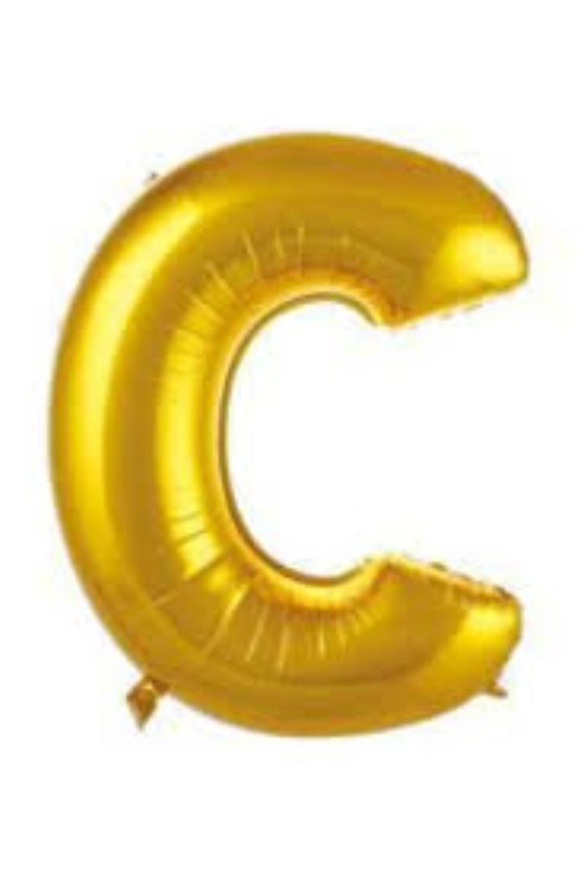 Ege Pastacılık Gold Folyo Balon "C" Harfi - 76 cm Büyük Boy