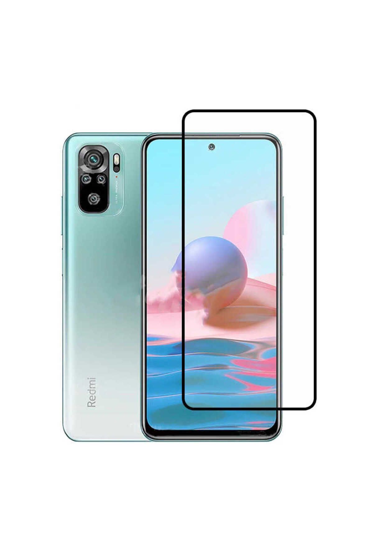 YTSGLOBAL Xiaomi Redmi Note 10S Uyumlu YTSG Kenarları Kırılmaya Dayanıklı Cam Ekran Koruyucu